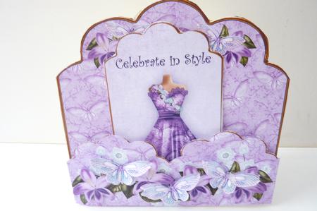Lilac Butterfly Celebrate Style SCAL Fashion Tag Cf Minikit by Rosina Walker