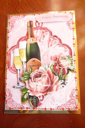 Pink Vintage Roses with Champagne by Rosina Walker