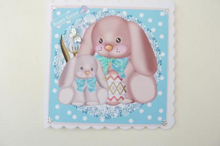 Cute Puppy Easter Quick Card by Rosina Walker