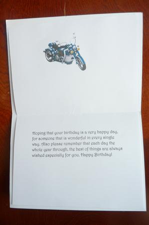 Dl Insert Motorbike by Rosina Walker