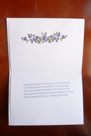 Dl Insert Pansies by Rosina Walker