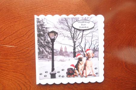Waiting in the Snow for Santa by Rosina Walker