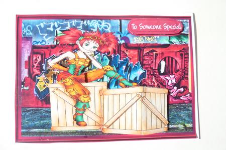 Lovely Graffiti and Punk Rock Girl by Rosina Walker