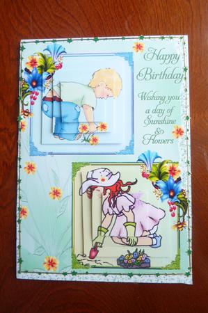 Happy Gardeners by Rosina Walker