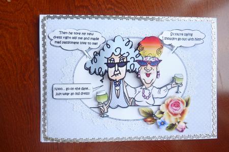 Stella and Edna Girl Talk by Rosina Walker