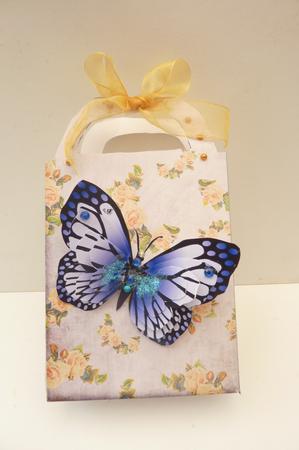 Butterfly Shaped Stacker - Pastel Purple by Rosina Walker