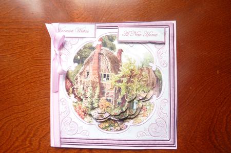 Country Cottage Card with Petal Stacker by Rosina Walker