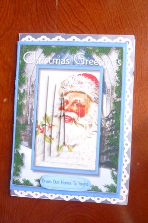 Santa's Christmas Greetings by Rosina Walker