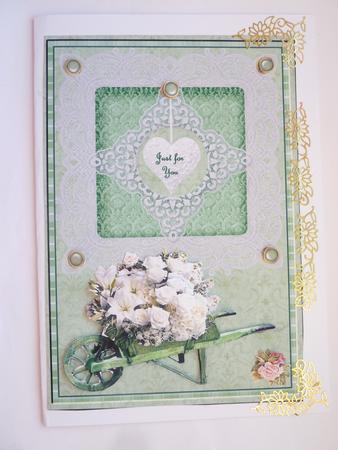 My Pretty Wheelbarrow Quick Card by Rosina Walker