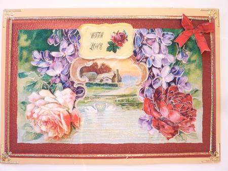 Vintage Country Cottage Large Topper by Rosina Walker