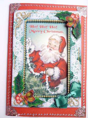 Santa Holly A4 Picture Sheet by Rosina Walker