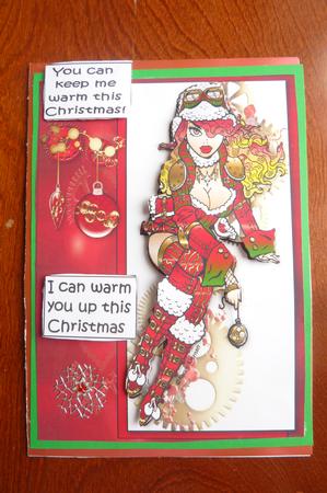 Helga Frost Can Keep You Warm Quick Card by Rosina Walker