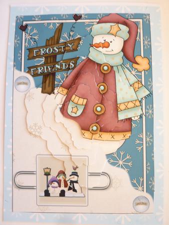 Frosty Friends Diamond Snowflake Pyramid by Rosina Walker