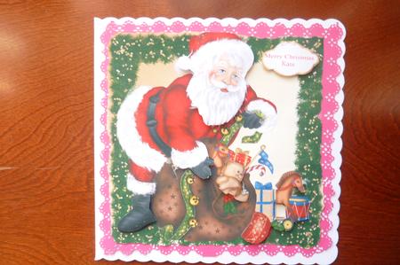 Santa and His Bag of Toys Qc by Rosina Walker