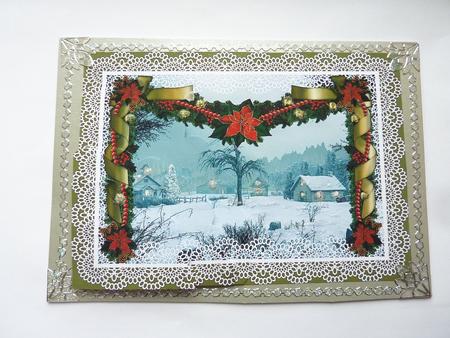 Christmas Scenery Swag by Rosina Walker