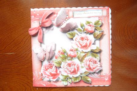 8x8 Mini Kit . Beautiful Soft Pink Roses  by Rosina Walker