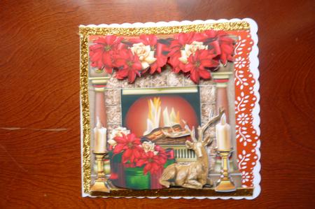 Fireplace Christmas by Rosina Walker