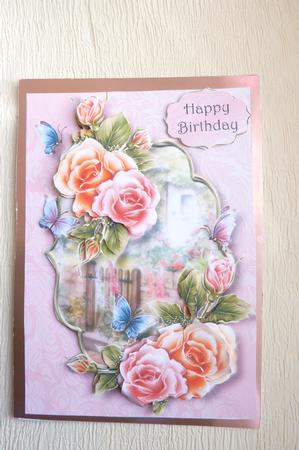 Rosy Glow & Butterflies by Rosina Walker