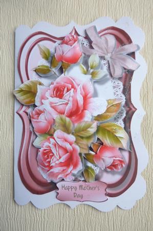 Lovely Pink Roses for Mother's Day or Birthday's  by Rosina Walker