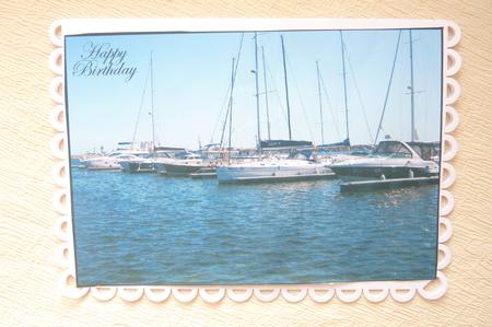 Row of Yachts A4 by Rosina Walker