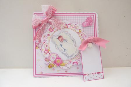New Baby Girl Mini Kit & Decoupage by Rosina Walker