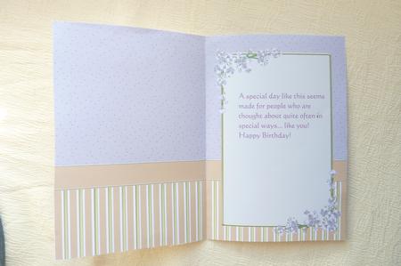 Pale Lilac Floral Insert by Rosina Walker