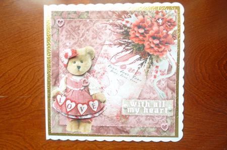 With All My Heart 7x7 Topper and Inlet 113 by Rosina Walker