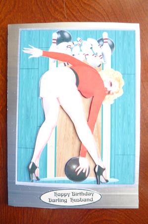 Bowling Assetts Pinup Quick Topper with Insert by Rosina Walker