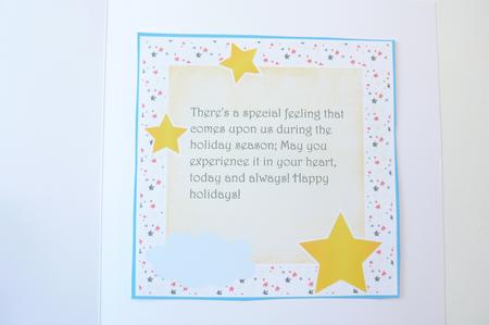 It's a Beautiful Day Decoupage Card Front Insert by Rosina Walker