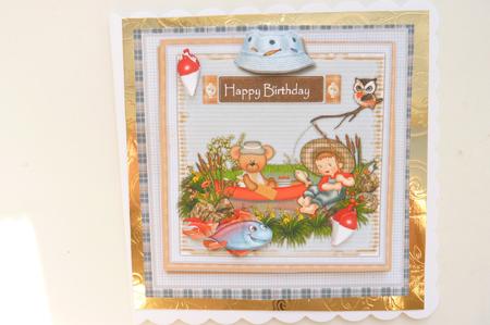 Quick Card Gone Fishing by Rosina Walker