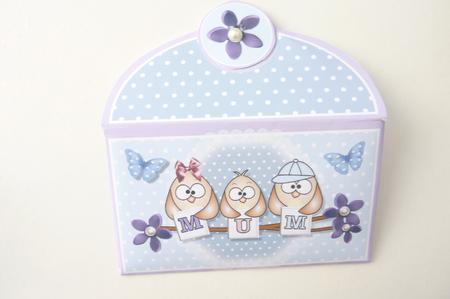Mum Owls Money Wallet by Rosina Walker