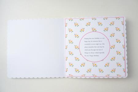 Easter Daisies Pink Insert 8x8 by Rosina Walker