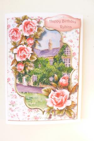 Beautiful Roses at Wherewell Inn by Rosina Walker