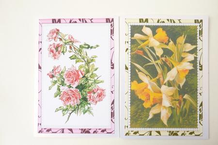 Two Lovely Flower Toppers  by Rosina Walker