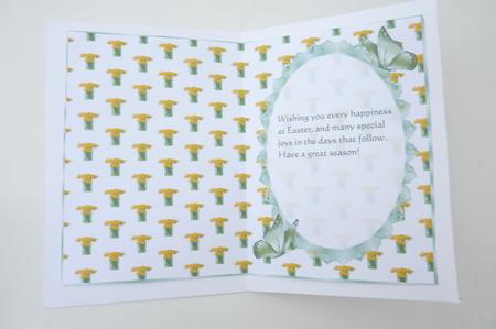 A Vase of Daffodils Insert by Rosina Walker