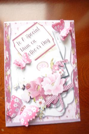 Joyful Pink Butterfly Embellishments by Rosina Walker
