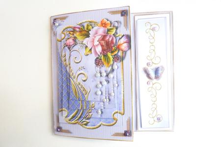 Lavender Chic Asymmetric Fold Card Kit by Rosina Walker
