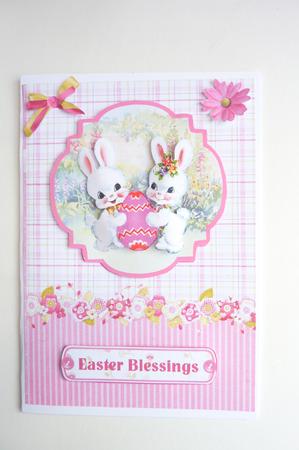 Bunnies in the Garden Easter Topper & Decoupage by Rosina Walker