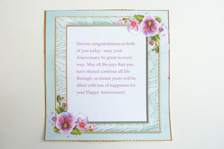 Incert with Summer Pansy's by Rosina Walker