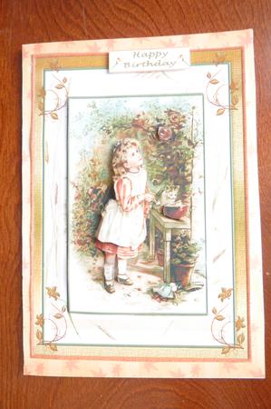 Vintage In the Garden Decoupage Topper by Rosina Walker
