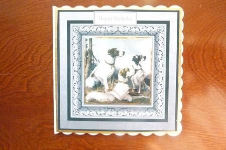 Three Pointers Card with Shaped Pyramid by Rosina Walker