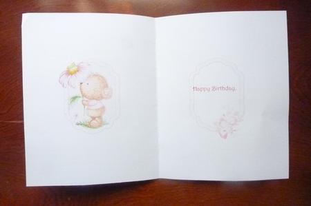 A Flower from Ted Quick Card Insert by Rosina Walker
