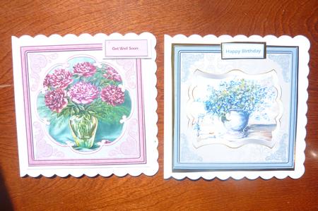 Floral Toppers and Sentiment Tags by Rosina Walker