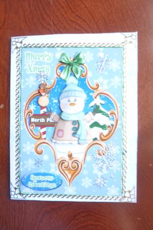 Mini Kit- Adorable Snowman for Xmas #1 by Rosina Walker