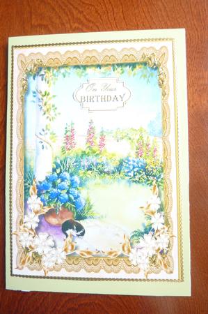 Lovely Birthday Wishes with Verse  by Rosina Walker