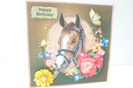 Horse and Roses by Rosina Walker