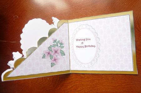 A Lovely Christening or Baptism on Lace Over the Edge Insert by Rosina Walker