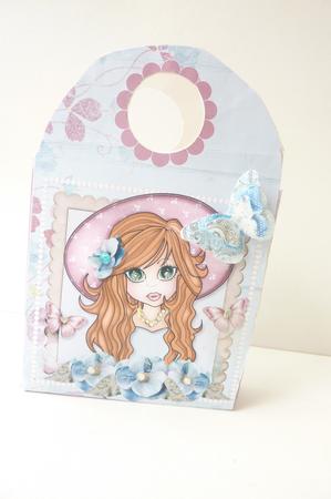 Emma in Hat Large Gift Bag by Rosina Walker