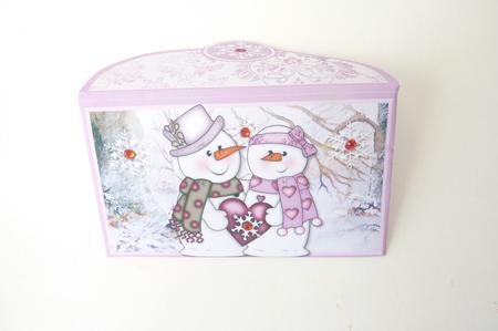 Snow in Love Christmas Money Wallet by Rosina Walker