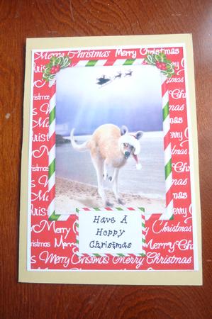 Hoppy Christmas! A5 Topper by Rosina Walker